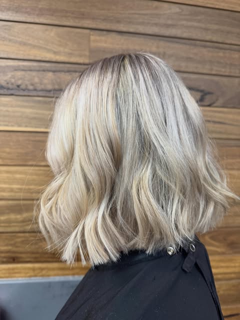 A new blonde bob